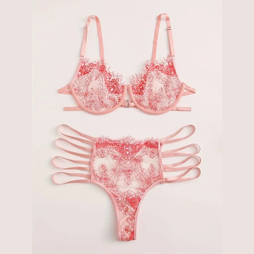 Pink Bra And Panty Set NWT